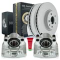 NB PARTS Brake Discs + Frein Callipers Premium Gold Edition Front