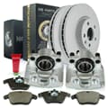 NB PARTS Bremsscheiben + Bremsbeläge + Bremssättel Premium Gold Edition vorne