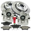 NB PARTS Bremsscheiben + Bremsbeläge + Bremssättel hinten