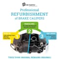 Aufarbeitung Bremssattel Vorderachse Aufarbeitung Bremssattel Vorderachse