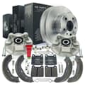 NB PARTS Bremsscheiben + Bremsbeläge + Bremssättel + Bremsbacken + Zubehörsatz radseitig