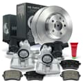 NB PARTS Bromsskivor + bromsbelägg + bakre bromsok NB PARTS Bromsskivor + bromsbelägg + bakre bromsok