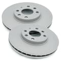 NB PARTS Bremsscheiben + Bremsbeläge Premium Gold Edition vorne + hinten