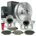 NB PARTS Dischi freno + pastiglie freno + pinze freno anteriori