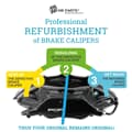 Aufarbeitung Bremssattel hinten