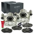 NB PARTS Pinze freno + pastiglie freno + contatti di segnalazione anteriori