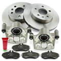 NB PARTS Bremseskiver + bremseklodser + bremsekalibre foran