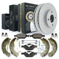 NB PARTS Bremsscheiben + Bremsbeläge + Bremsbacken + Zubehörsatz Premium Gold Edition vorne + hinten NB PARTS Bremsscheiben + Bremsbeläge + Bremsbacken + Zubehörsatz Premium Gold Edition vorne + hinten