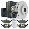 NB PARTS Bremsscheiben + Bremsbeläge + Bremsenreiniger Premium Gold Edition vorne