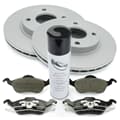 NB PARTS Bremsscheiben + Bremsbeläge + Bremsenreiniger Premium Gold Edition vorne