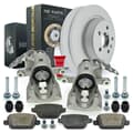 NB PARTS Brzdové disky + brzdové desticky + brzdové záblesky Premium Gold Edition vzadu