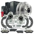 NB PARTS Brzdové kotouce + brzdové desticky + brzdové trmeny + brzdové celisti + sada príslušenství strana kola
