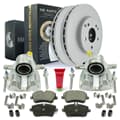 NB PARTS Bremsscheiben + Bremsbeläge + Bremssättel Premium Gold Edition vorne