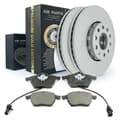 Discos de freno de NB PARTS + pastillas de freno de oro premium frente