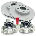 NB PARTS Brake Discs + Brake Callipers Premium Gold Edition Front