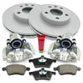 NB PARTS Bremseskiver + bremseklosser + bremsekalipere Premium gullutgave Front