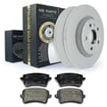 NB PARTS Bremsscheiben + Bremsbeläge Premium Gold Edition hinten