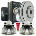 NB PARTS Brzdové disky + brzdové záblesky Premium Gold Edition Front