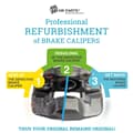 Aufarbeitung Bremssattel Vorderachse Aufarbeitung Bremssattel Vorderachse