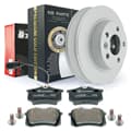 NB PARTS Bremsscheiben + Bremsbeläge Premium Gold Edition hinten