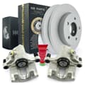 NB PARTS Bremsscheiben + Bremssättel Premium Gold Edition hinten rechts