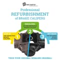 Aufarbeitung Bremssattel Hinterachse