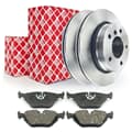 FEBI BILSTEIN Bremsscheiben + Bremsbeläge hinten