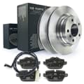 NB PARTS Bremsscheiben + Bremsbeläge + Warnkontakt hinten