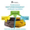 Aufarbeitung Bremssattel vorne