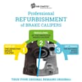 Aufarbeitung Bremssattel Vorderachse