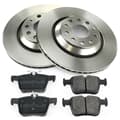 NB PARTS Zadní brzdové kotouce + brzdové desticky