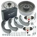 NB PARTS Bremstrommeln + Bremsbacken + Radbremszylinder + Zubehörsatz hinten