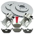 NB PARTS Bremsscheiben + Bremsbeläge + Bremssättel vorne