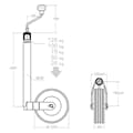 NB PARTS tukipyörä 150 kg 48 mm 225x65mm