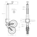 Roda de jóquei de NB PARTS 400kg 60mm 200x60mm 10hole totalmente automático