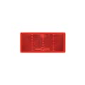 ASPÖCK Rückstrahler rot 69x31,5mm mit Klebefolie