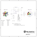 NB PARTS Adapterkabel 13-Polig 7-pol belagd 1500mm