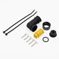 ASPÖCK Bayonet connector 90° holder Socket Yellow