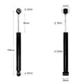 STABILUS Overrun damper suitable for Type 161 R 161 S
