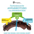 Aufarbeitung Bremsbacke