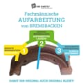 Aufarbeitung Bremsbacke