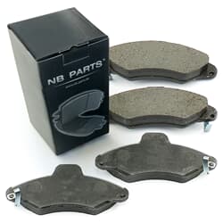 NB PARTS Przednie klocki hamulcowe