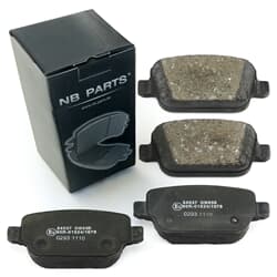 NB PARTS Bremsbeläge hinten