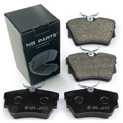 NB PARTS Bremsbeläge hinten