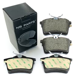 ABS Bremsbeläge hinten