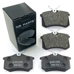 NB PARTS Bremsbeläge hinten