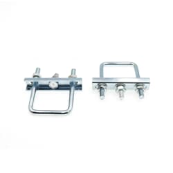 NB PARTS Klemmhaltersatz für Klemmschelle Rohr 60mm Vierkant