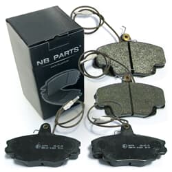 NB PARTS Przednie klocki hamulcowe