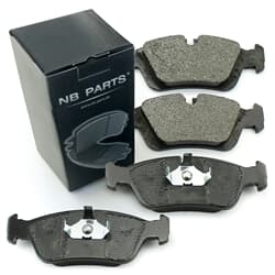 NB PARTS Przednie klocki hamulcowe