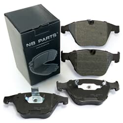 NB PARTS Przednie klocki hamulcowe